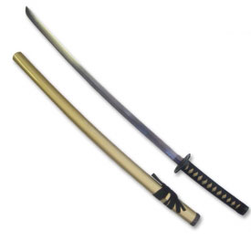 Gold Samurai Sword