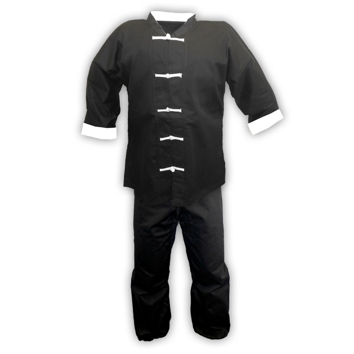 Bruce Lee Li Xiaolong Kung Fu White Shirt Black Blouse And Pants Clothes  And Shoes Complete Set | Traditional Chinese Kung Fu Uniforms, Bruce Lee  Kung Fu Uniforms 