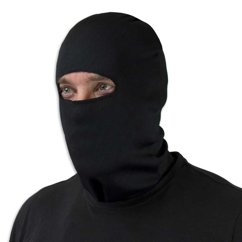 Ninja Face Mask - Black SKi Mask - Stretch Ninja Hood | KarateMart.com