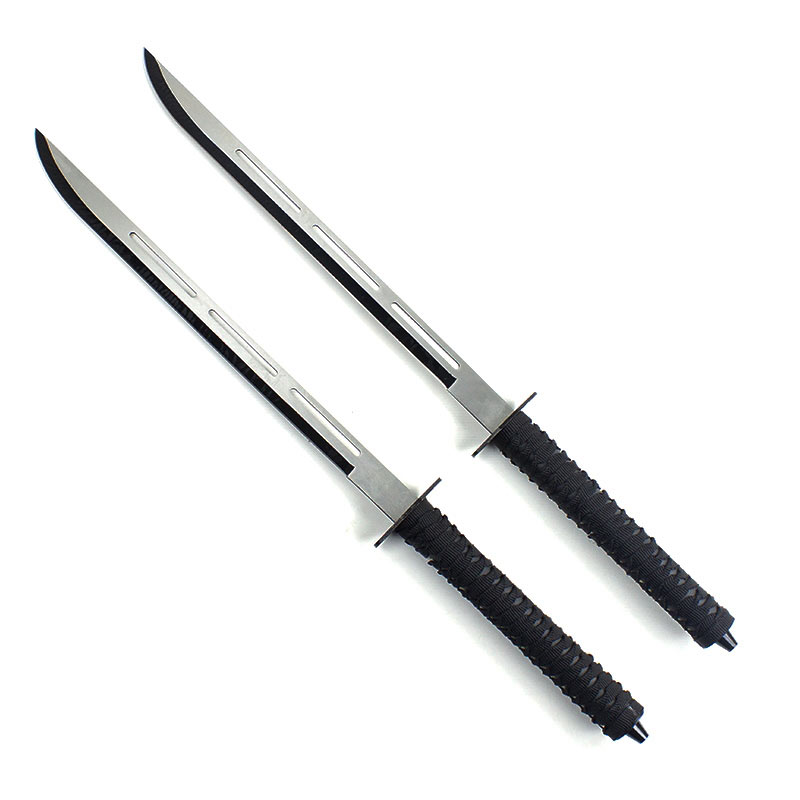 Dual Ninja Sword Set Twin Ninjutsu Swords Sword With Back Sheath