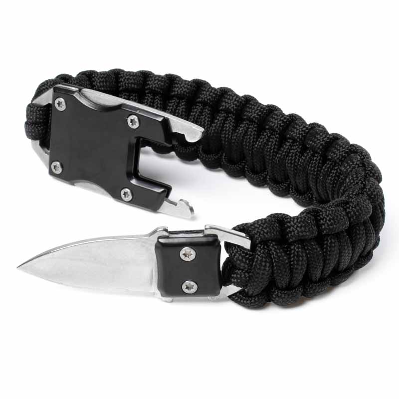Hidden Survival Bracelet - Paracord Bracelet - Hidden Wrist Band | KarateMart.com