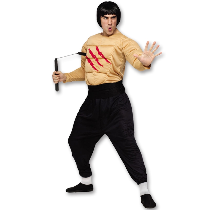 Kung Fu Master Costume - Bruce Lee Halloween Costume - Enter the Dragon  Costume