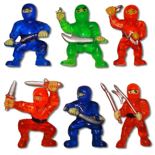 rubber ninja toys