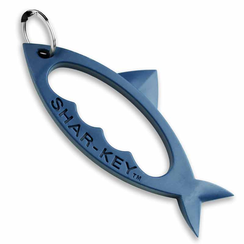 Shar-Key Self-Defense Keychain - Shark Knuckle Keyring - Plastic