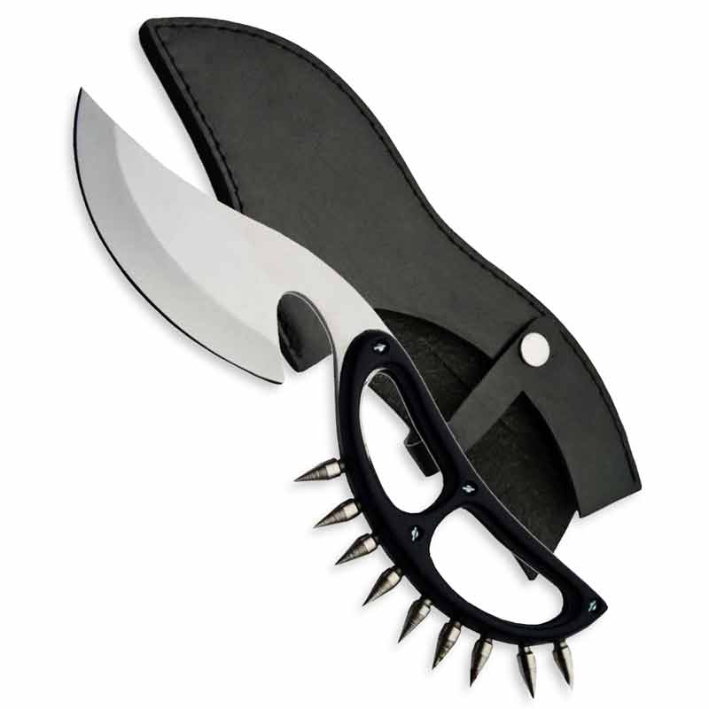 Spiked Combat Knuckle Knife - Night Slasher Weapon - Spiked Cobra Knives