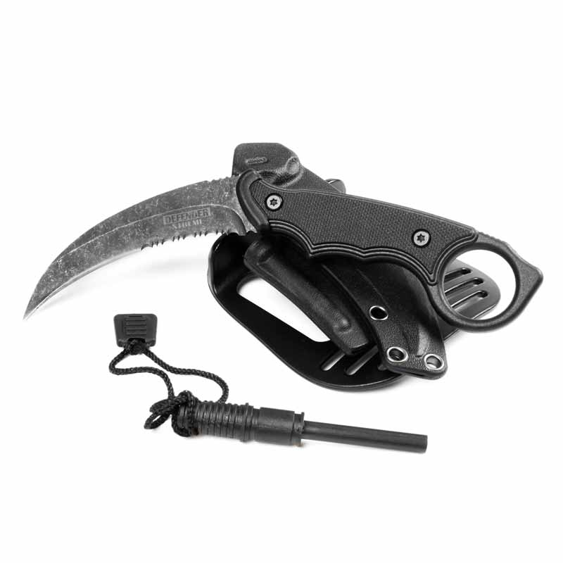 Black Talon Knife - Small Serrated Karambits - EDC Karambit Knife