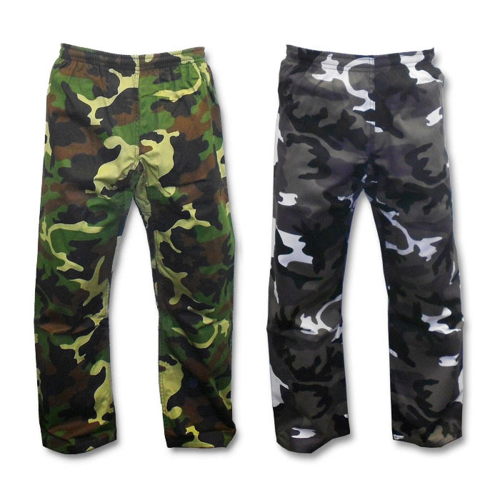 Super Middleweight Camouflage Pants - Camo Karate Pants - Camoflage ...