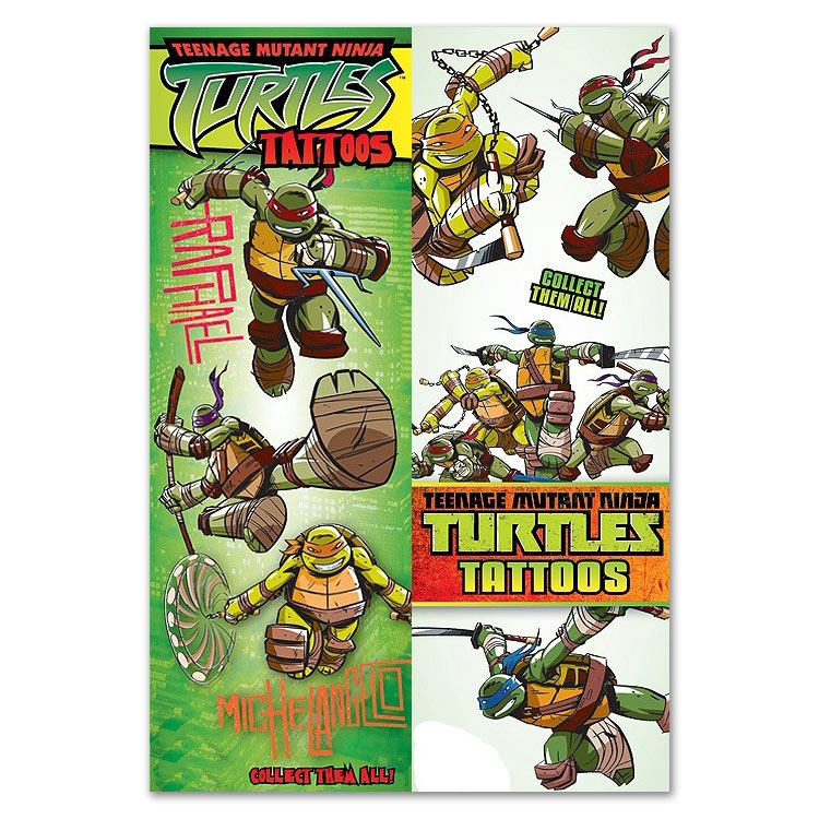  Teenage Mutant Ninja Turtles Tattoos Party Favors
