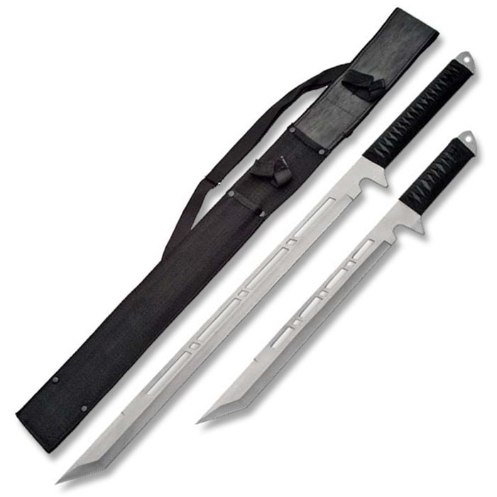 https://www.karatemart.com/images/products/large/vented-blade-ninja-sword-set-6358543.jpg