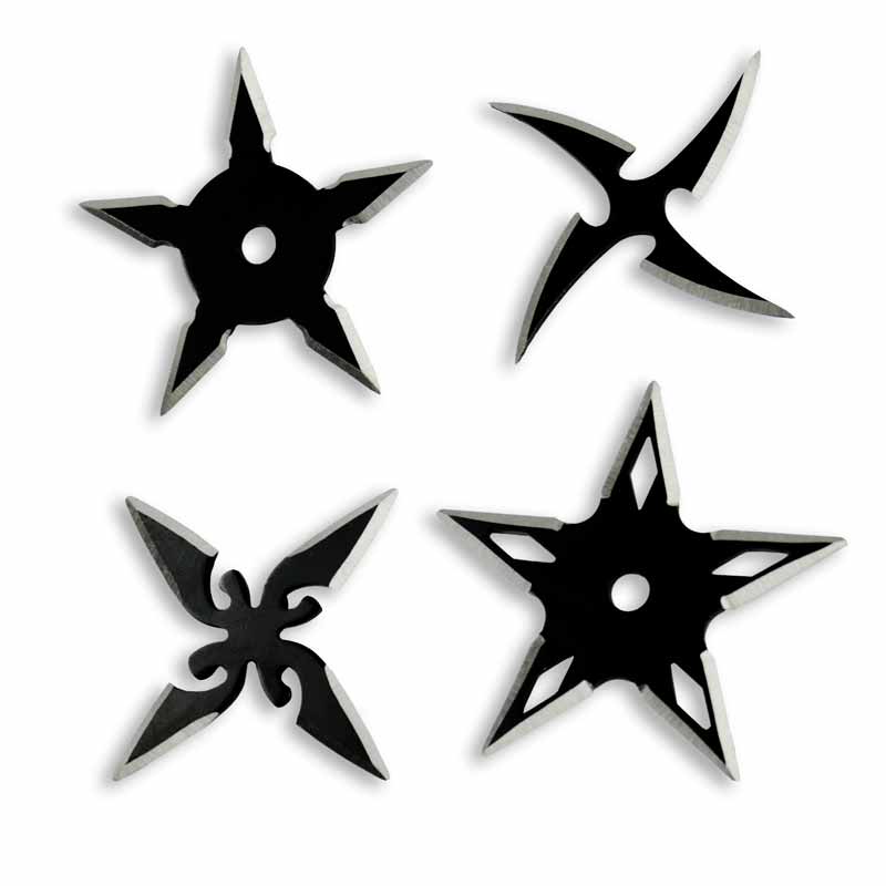 Vortex Pocket Ninja Star Set - Small Steel Ninja Stars Kit - Miniature  Metal Shuriken Pack