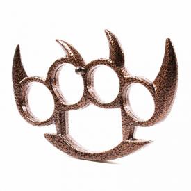 Copper Combat Steel Claws - Claw Knuckle Duster - Spiked Brass