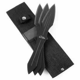 Professional Black Throwing Knives - Black Throwing Knife Set