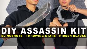 DIY Assassin Kit: Slingshots, Throwing Stars & Hidden Blades🗡