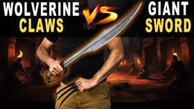 Wolverine Claws vs. Giant Sword: Epic Weapon Showdown!